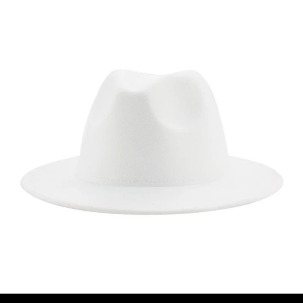 White brand new fedora in original packaging